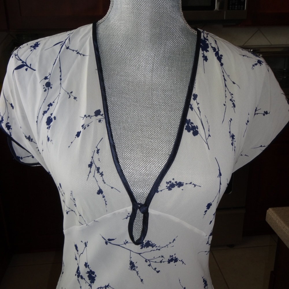 Valentino Intimo Empire Waist Lingerie Night Gown